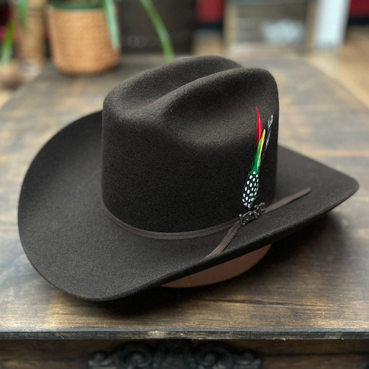 Rancher 6x Brown Cowboy Felt Hat