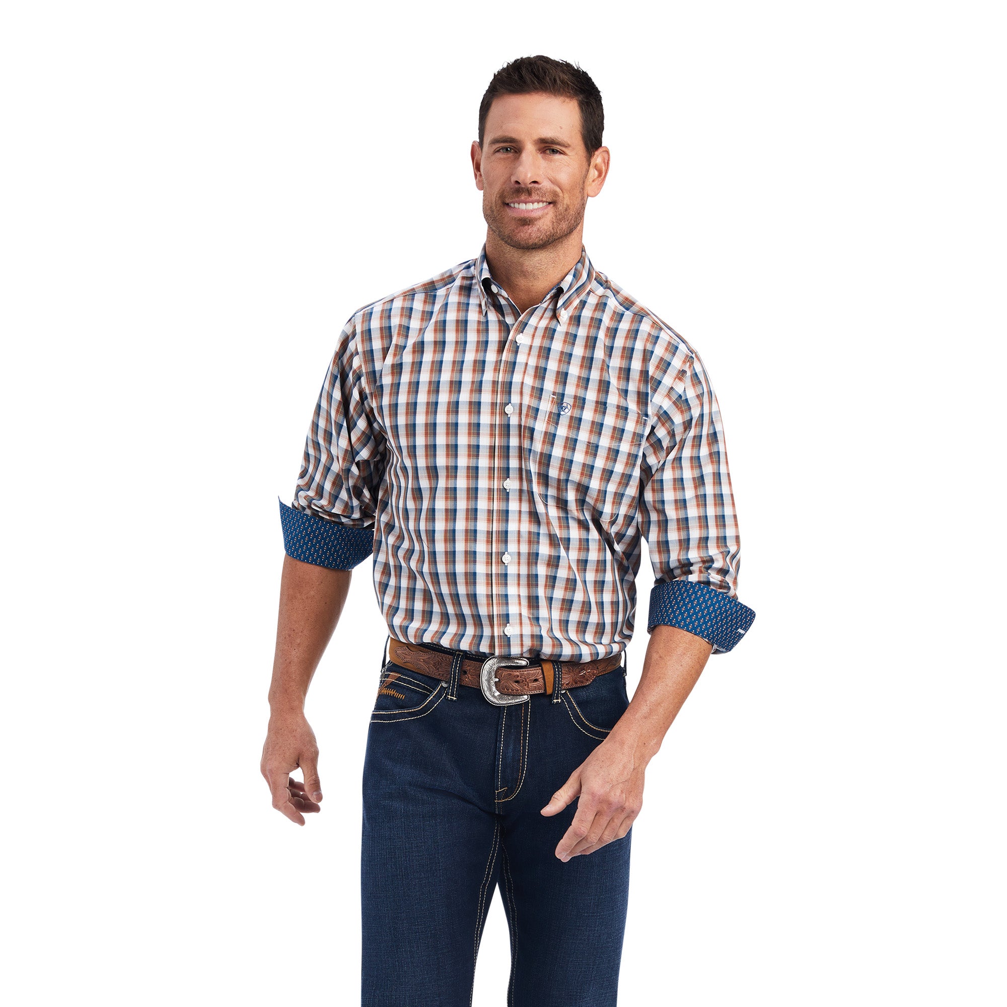 Men's Wrinkle Free Scout Classic Long Sleeve Shirt