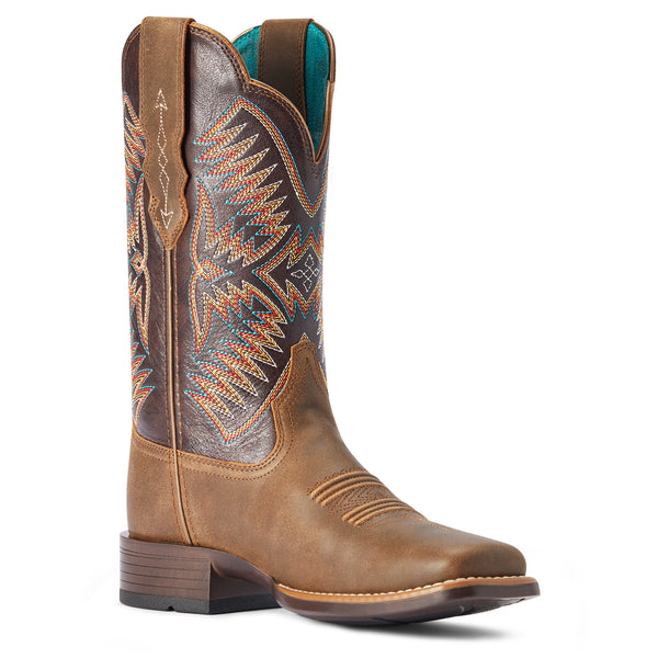 Image of Ariat Odessa Square Toe Cowgirl Boots side view