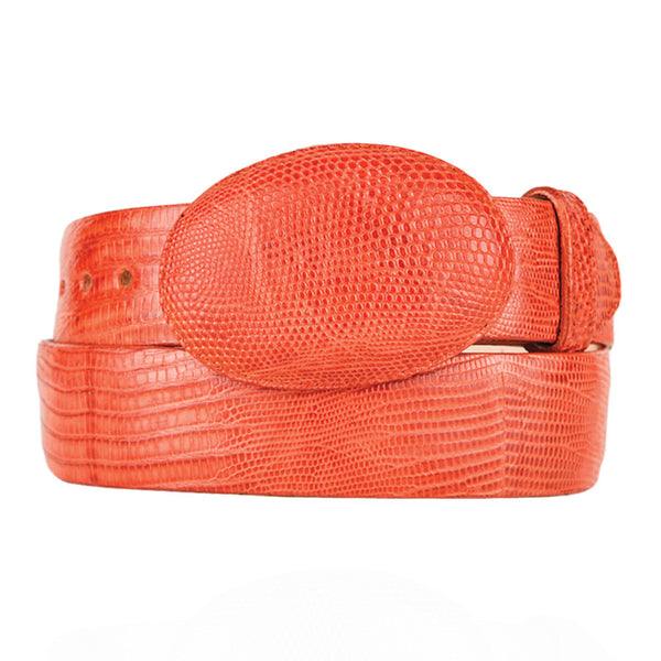 Men's Genuine Authentic Cognac Lizard Belt main image 0