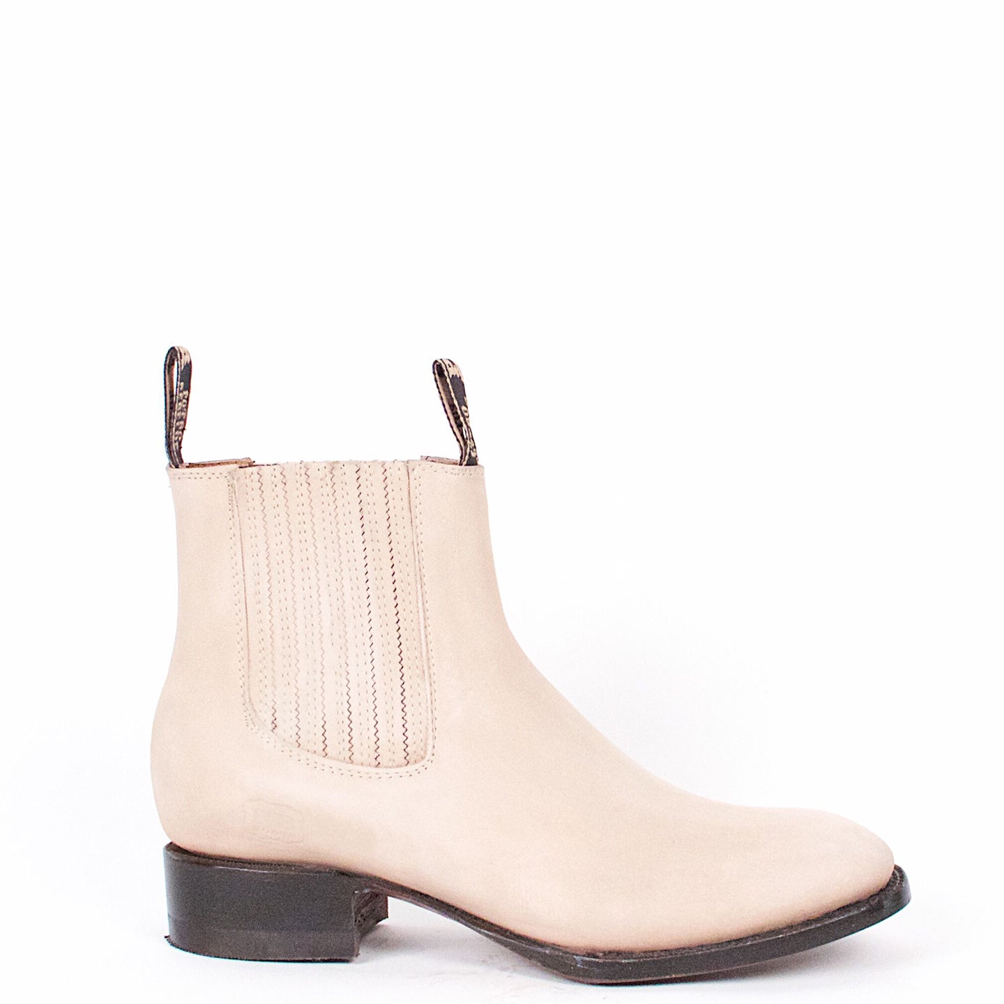 Mens Off-White Square Toe Ankle Boots -2