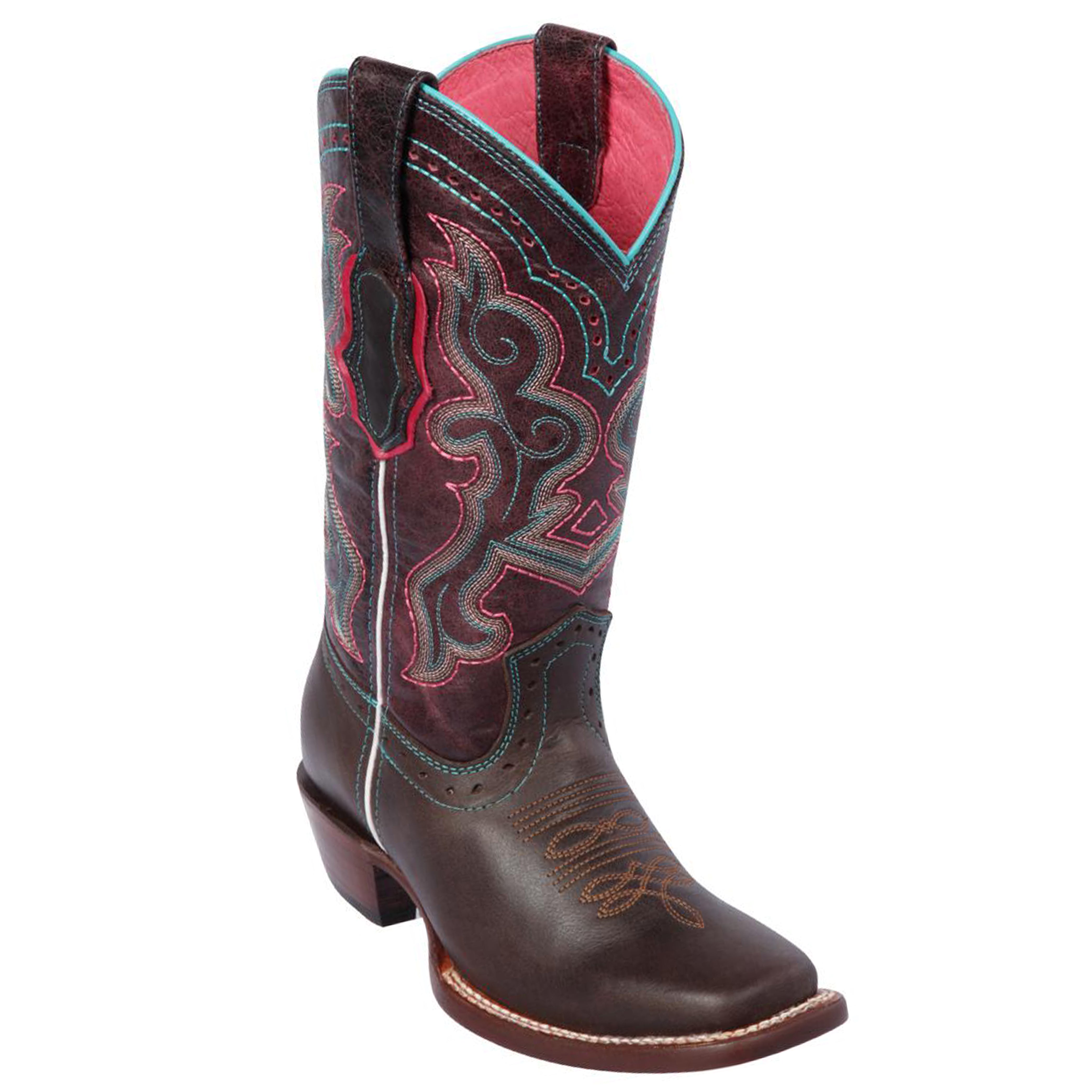 Quincy Chocolate Western Boots For Women