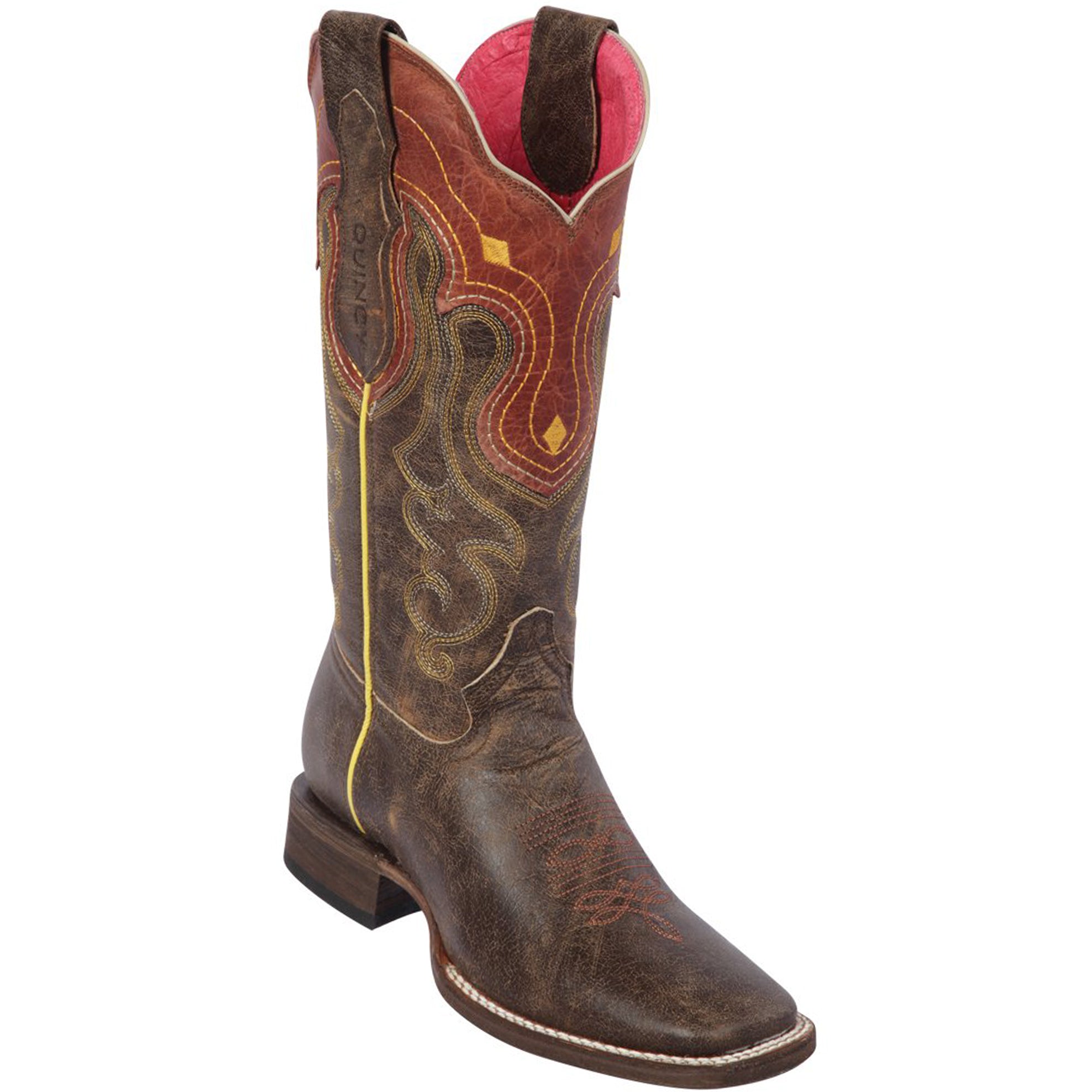Quincy Wide Square Toe Cowgirl Boots