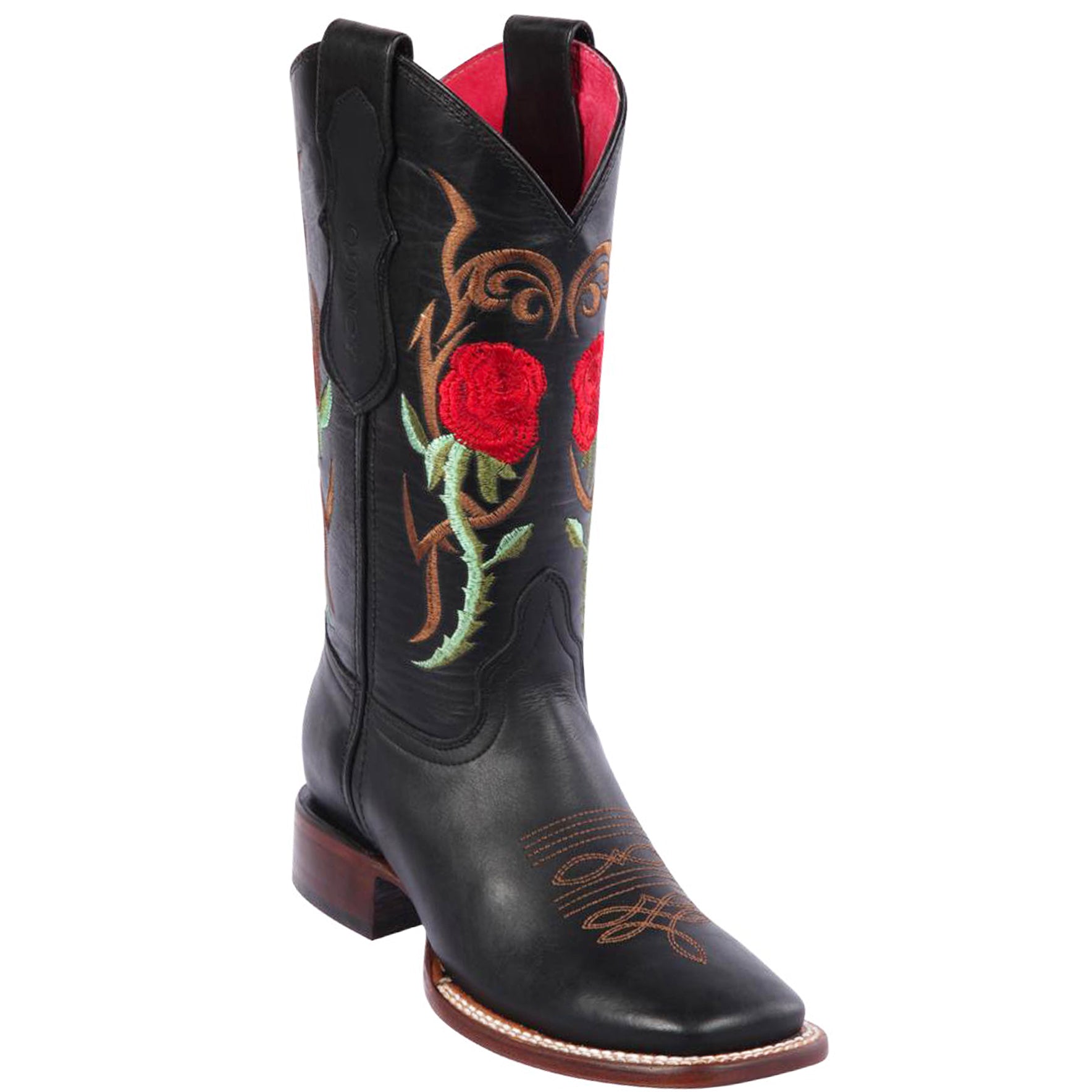 Quincy Red Rose Women's Cowboy Boots