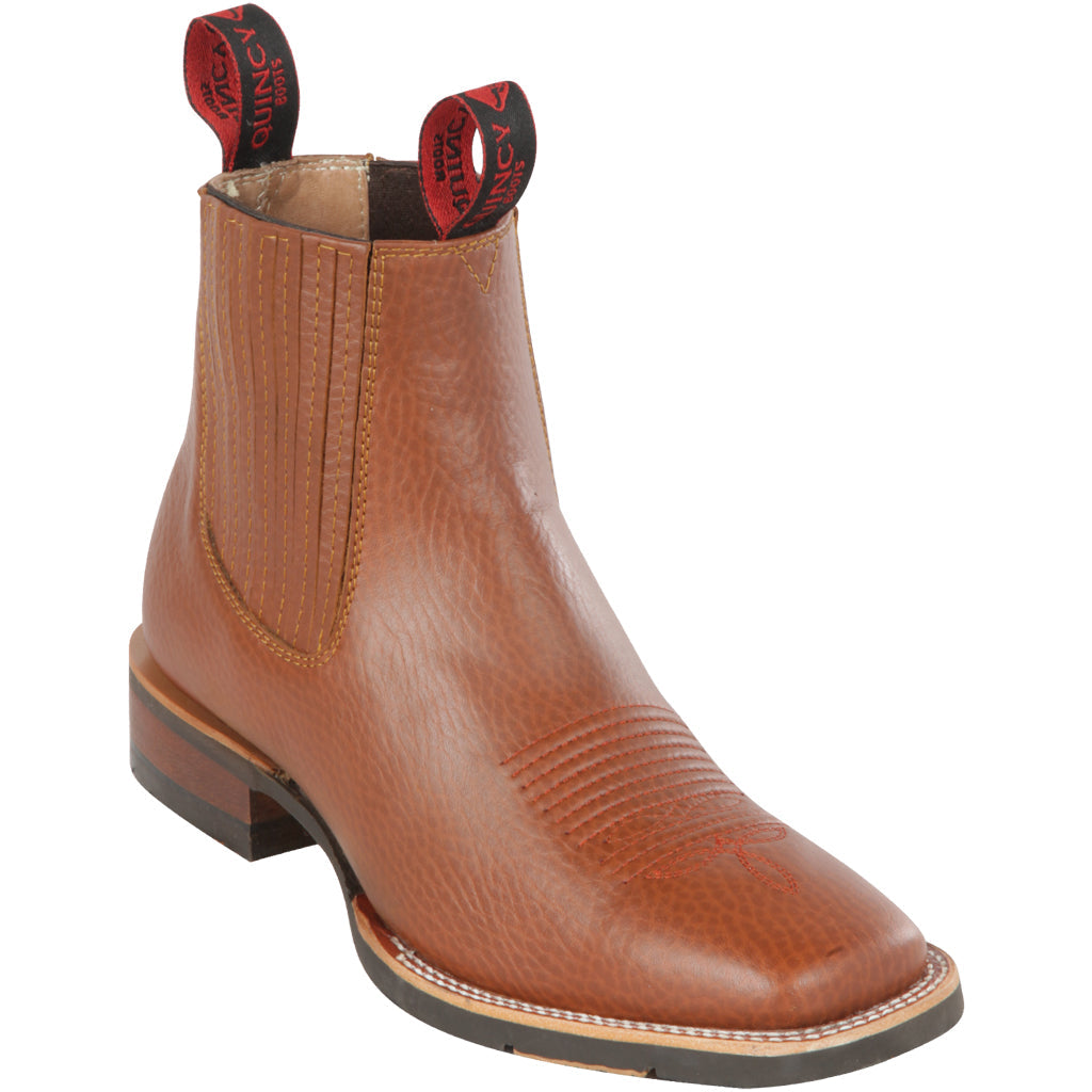 Quincy Mens Ankle Western Boots
