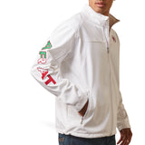Image of Ariat Men's Mexico White Team Softshell Jacket