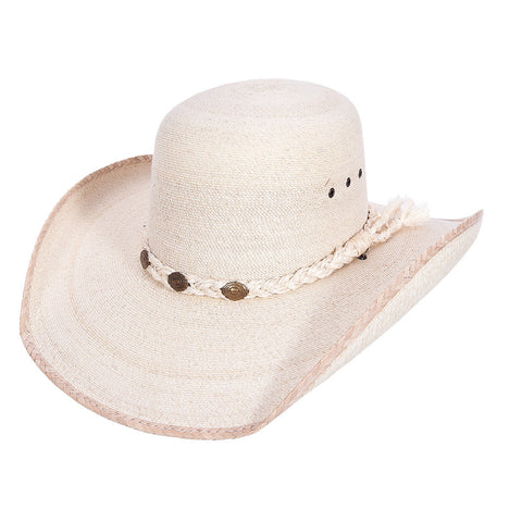 7128 Super Wide Brim Cowboy Hat, Large Palm Leaf Straw Sun Cap, Lightweight Palm Leaf Cowboy Hat Men Women Large Brim Outdoor Sun  main image 2