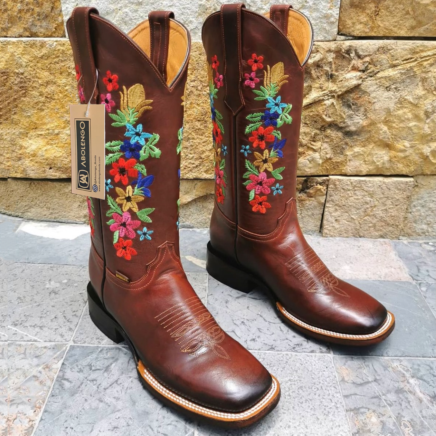 cowgirl boots with flowers