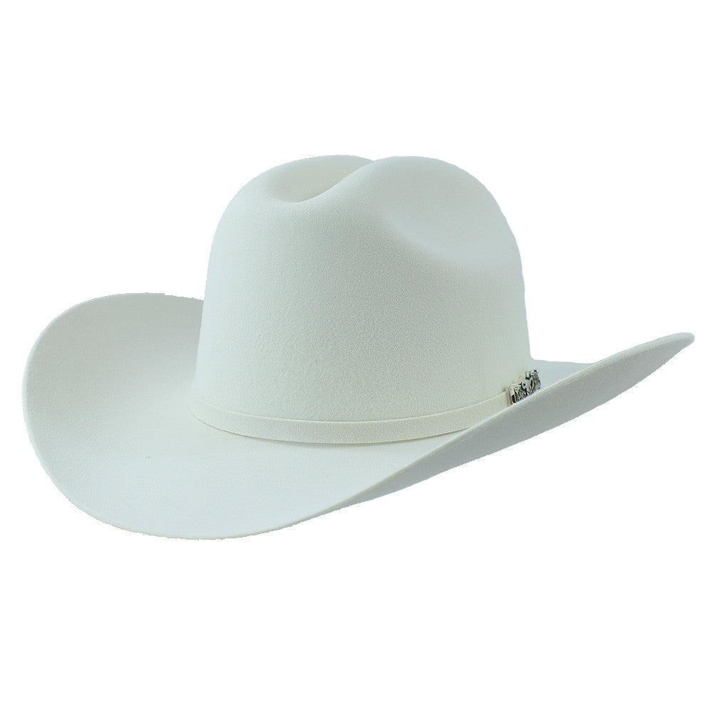 Cuernos Chuecos Sinaloa White Cowboy Hat