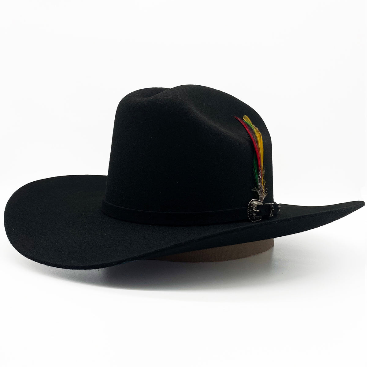 Tejana Black Frost Felt Cowboy Hats