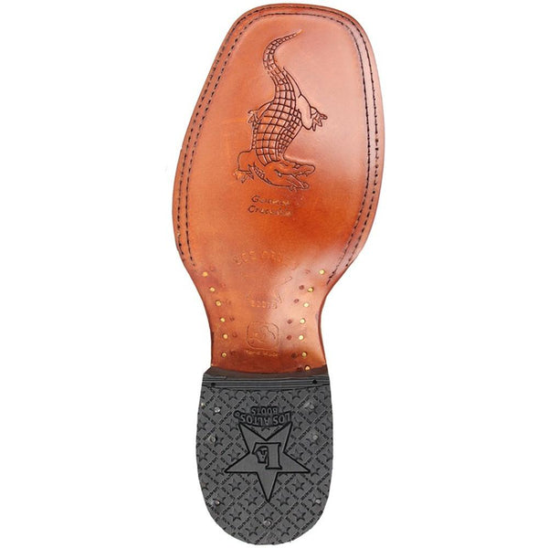 Leather outsole cowboy boots
