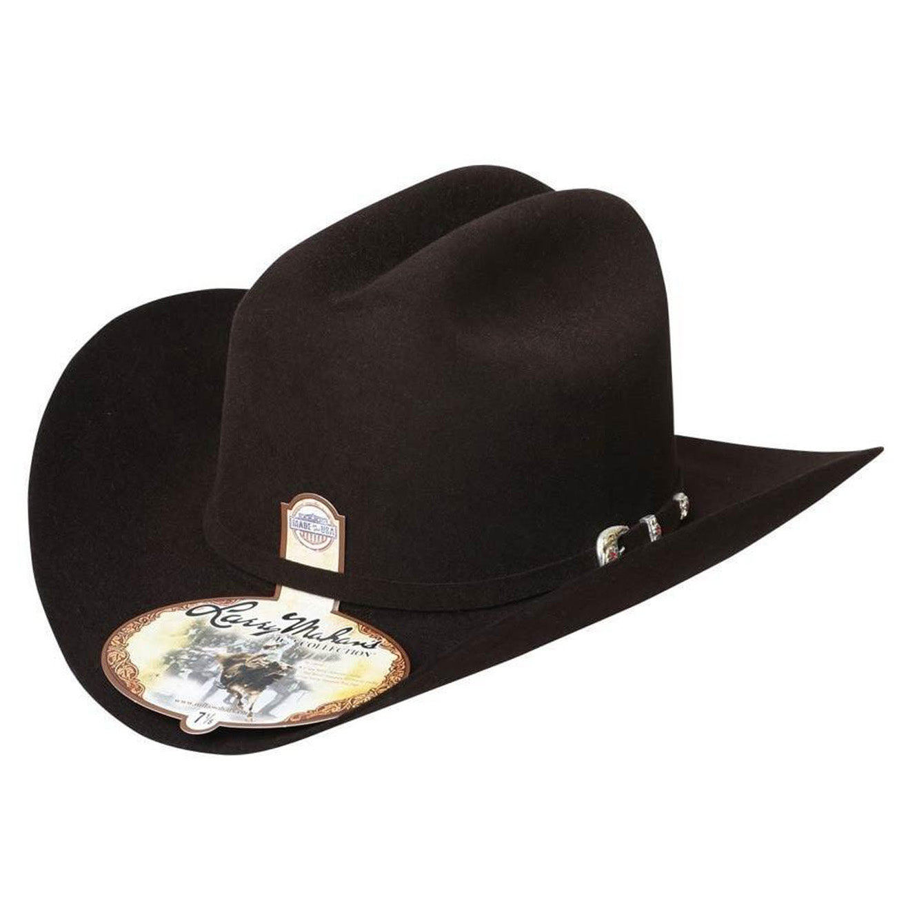 Larry Mahan 6x Real Brown Felt Hat