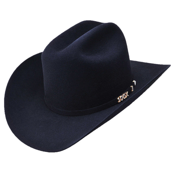 Serratelli Hats 100x Beaver Felt Hat - Black